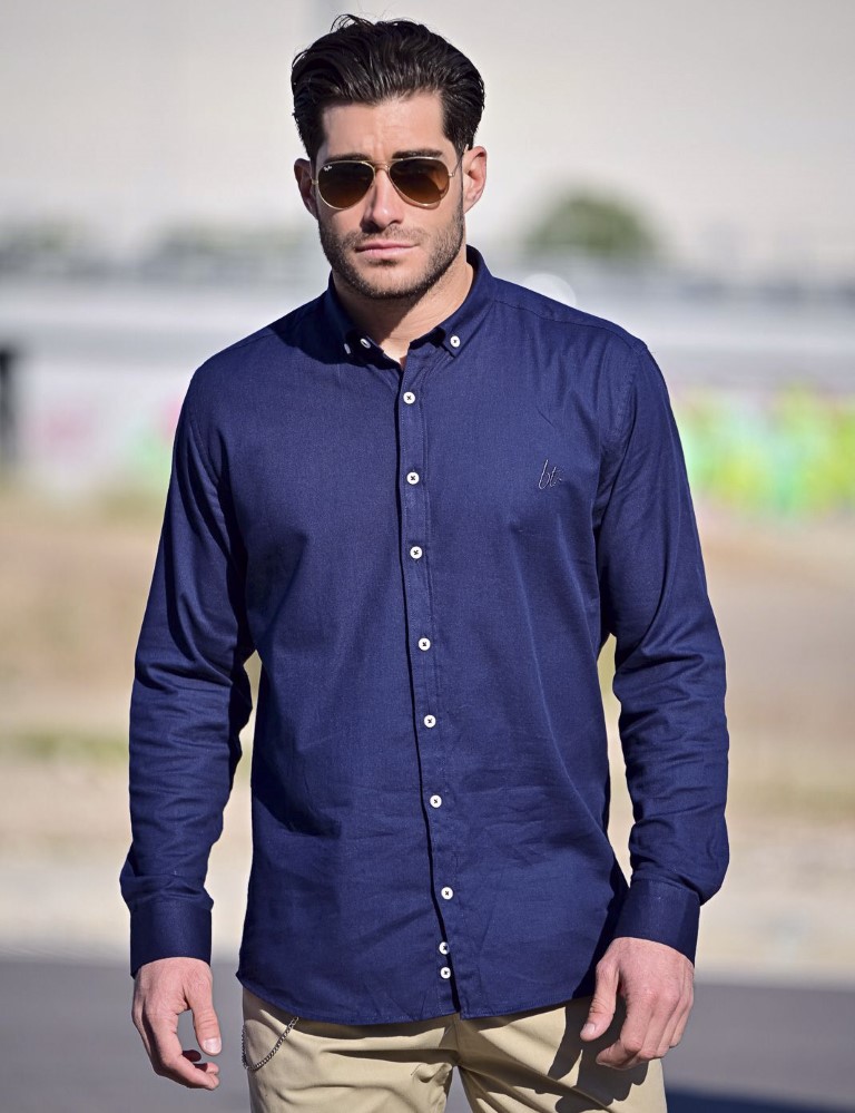 Ben Tailor ανδρικό μπλε πουκάμισο Harmony 0395L φωτογραφία